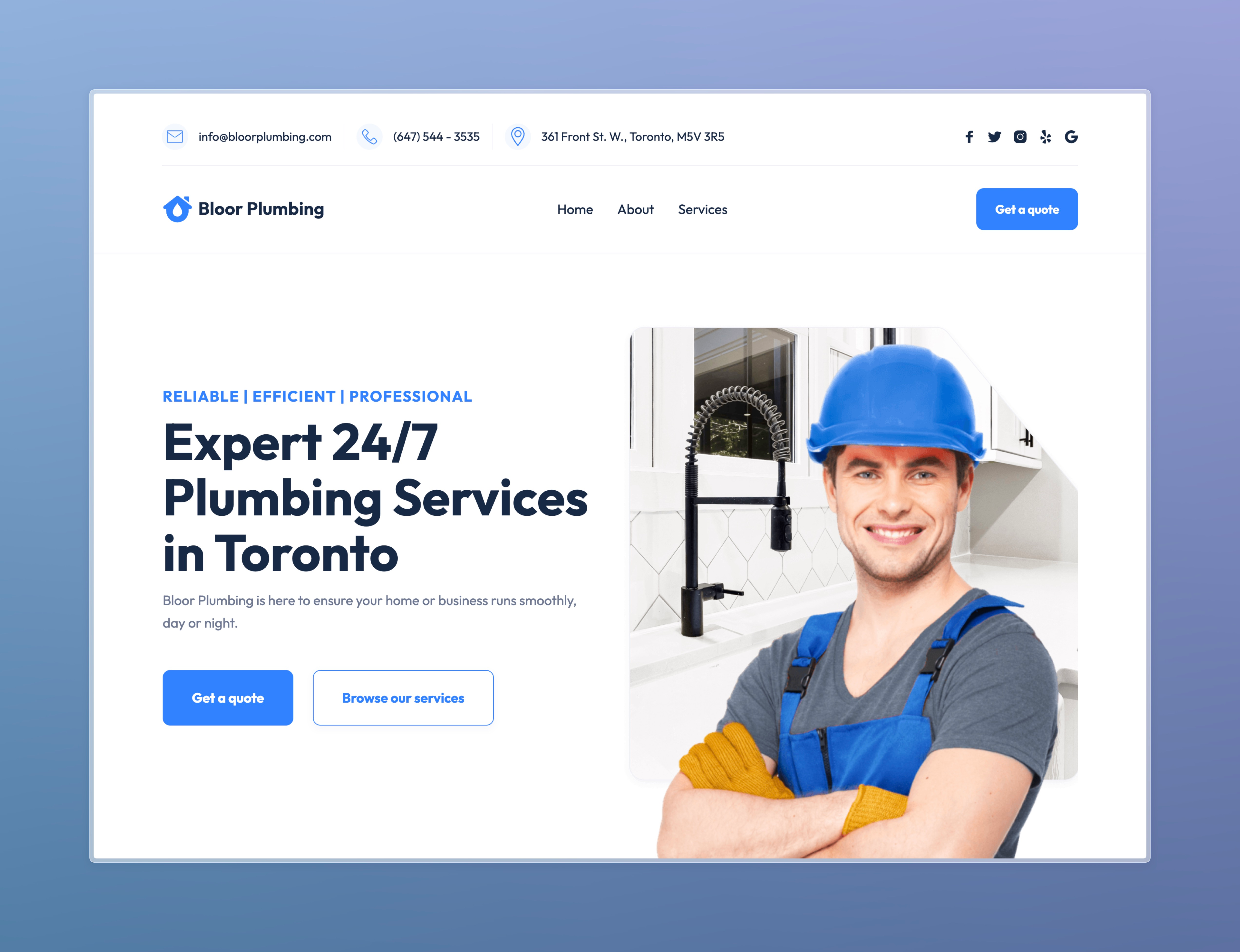 Bloor Plumbing - Supercharging SMBs